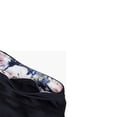 thumbnail image 4 of Women's Mid Waist Side Mesh Dry Fit Workout Capri Leggings with Inner Pocket, 4 of 6