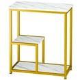 thumbnail image 2 of Kinaerty Bedside Table Easy Assembly Small Storage Side Table with 3-Tier Shelves Multi-functional End Table for Living Room Bedroom, 2 of 10