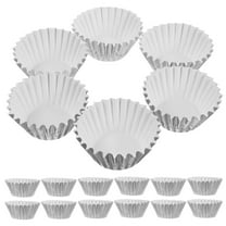 WRITWAA Mini Baking Cup Cupcake Baking Cups Silver 500pcs