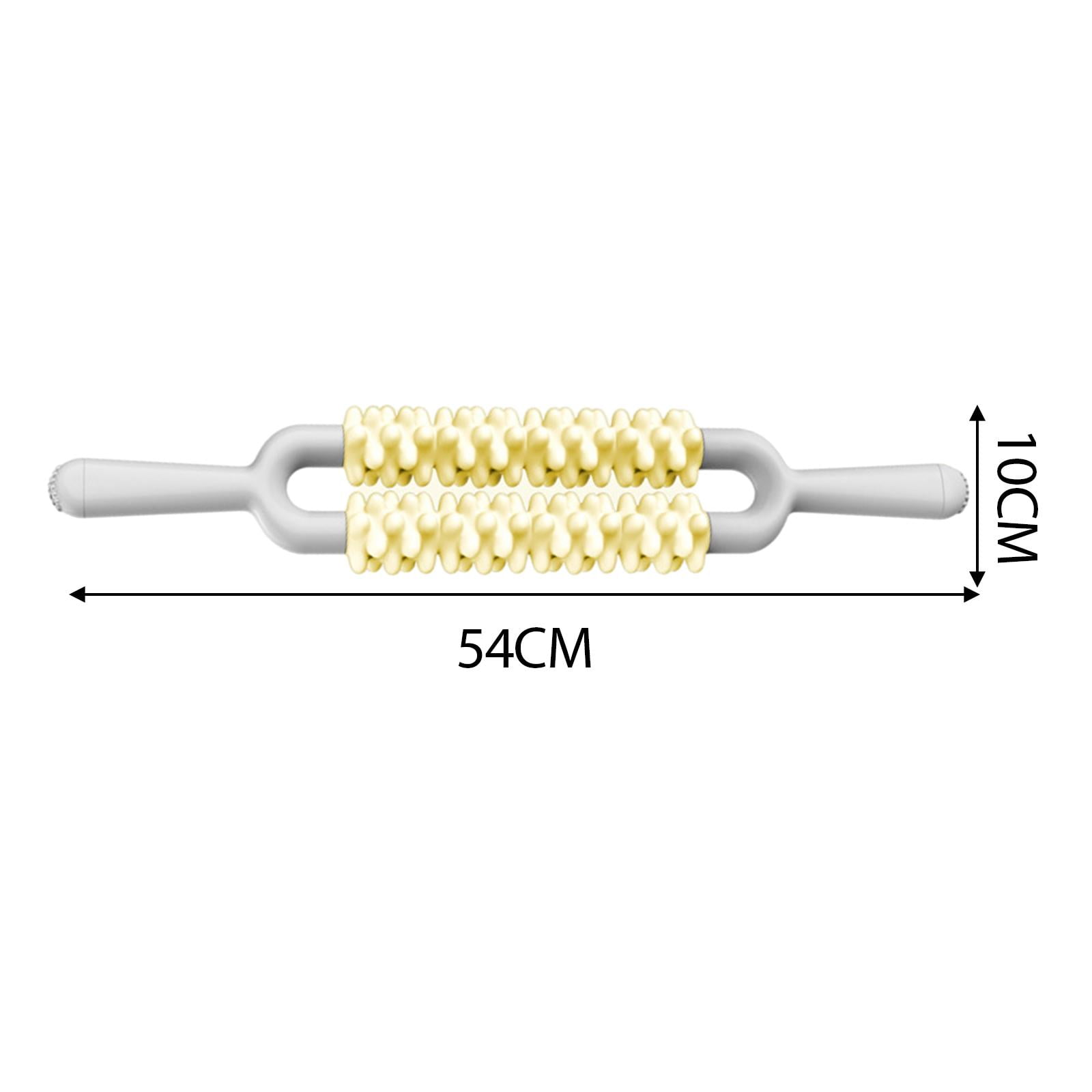 Massage Roller Stick Equipment Yoga Column for Workout, Exercise and Running Yellow