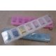 thumbnail image 3 of Caja de medicamentos portátil de plástico de siete compartimentos, exquisita caja de medicamentos pequeña de siete días, caja de almacenamiento semanal, 3 of 6
