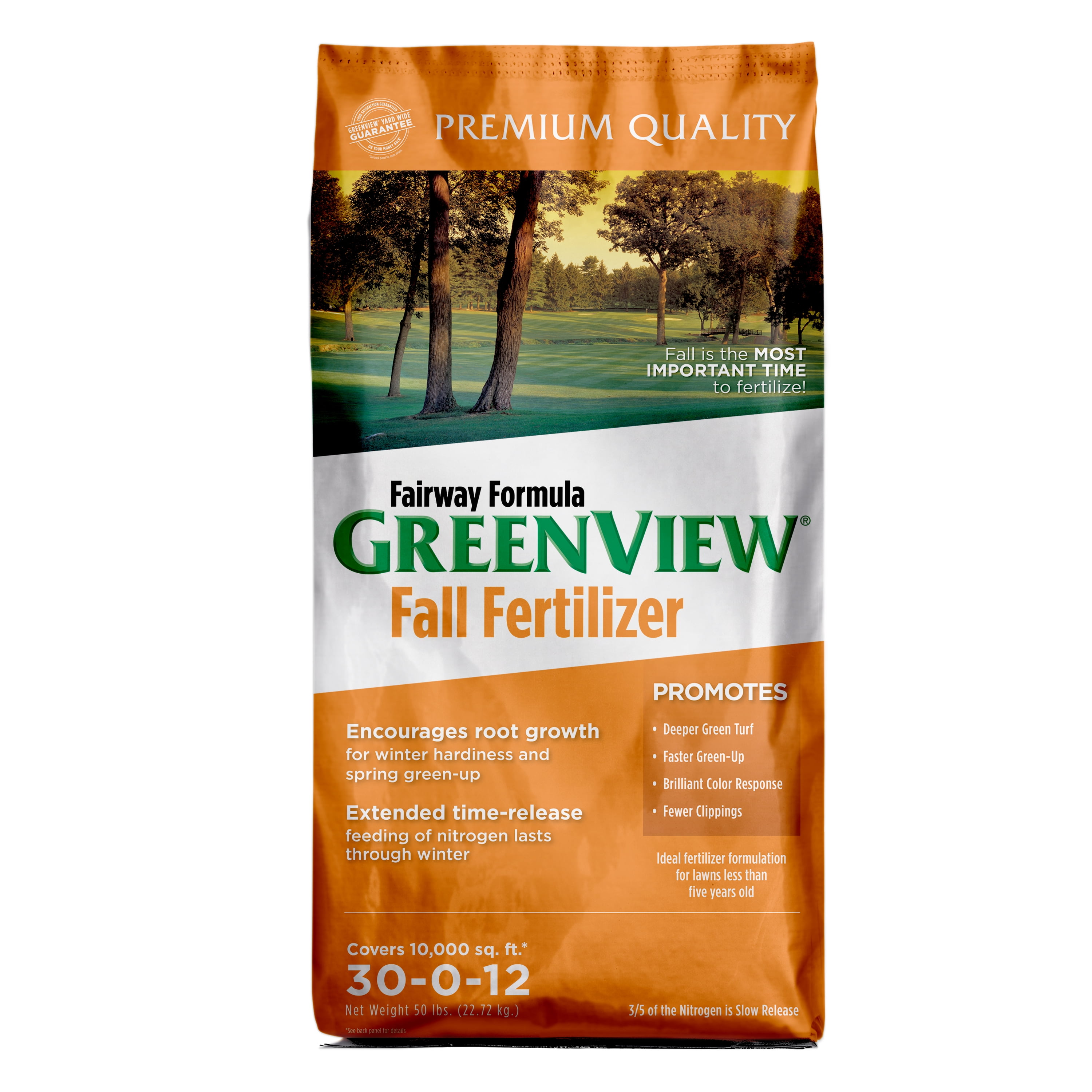 GreenView Fairway Formula Fall Fertilizer - 50 lb - Covers 10,000 sq