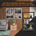thumbnail image 6 of Juggernaut Storage Black Plastic 4-Tier Shelf 36" W x 18" D x 56 H, Up to 600 lb Total Capacity, 6 of 6