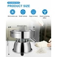 thumbnail image 3 of SHANNA Electric Automatic Sieve Shaker Vibrating Sieve Machine Food Industrial Stainless Steel Sifter for Granule Powder Grain (Only Machine, No Sieve), 3 of 8