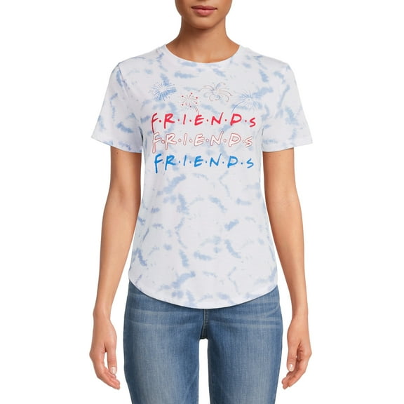 Friends Women's Fireworks T-Shirt with Short Sleeves