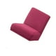 thumbnail image 2 of Juego de cojines para silla de color sólido para el hogar, elásticos, universales, de vellón más gruesos Rosa roja, 2 of 7