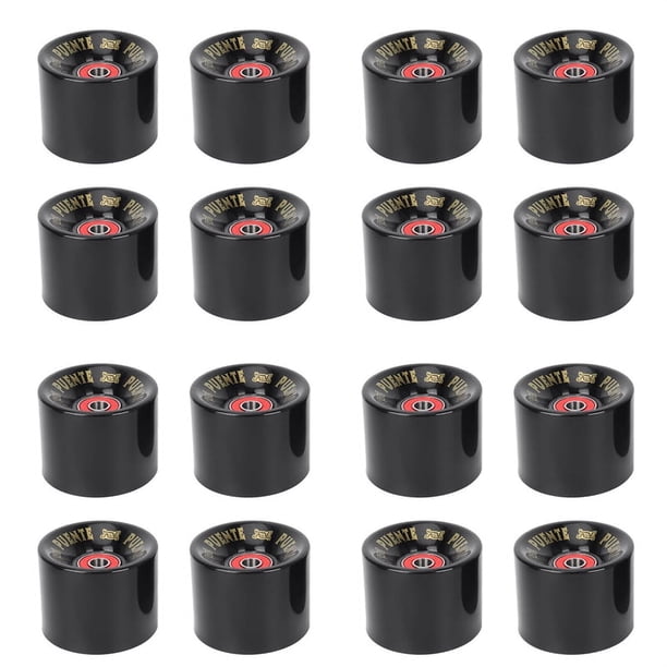 PUENTe 16 Unids / Set Ruedas Cruiser Skateboard Ruedas PU Ruedas Cruiser Long Board con Rodamientos ABEC-9