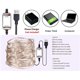 thumbnail image 2 of Injueey Tira de luces LED USB, Control por aplicación Bluetooth, lámpara de cadena de alambre de cobre, luces de hadas impermeables para exteriores Iluminación navideña No.7 Injueey HA025790-07, 2 of 6