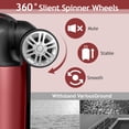 thumbnail image 5 of IVV 4-Piece Luggage Set in Retro Red – 16"/20"/24"/28", Lightweight Travel Suitcases Set with Aluminum Alloy Handles and Spinner Wheels, Ideal for Short & Long Trips, 5 of 9