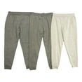 thumbnail image 3 of Seven Oaks Men's Warm Sherpa Lined Jogger Sweatpants W/ Pockets (Charcoal Heather, M), 3 of 4