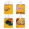 thumbnail image 2 of Kdxio The Chicken Family Print Tissue Box Cover,Square Decorative PU Leather Facial Paper Case Organizer Holder Dispenser for Bathroom,Night Stands,Desk,Car 5.2''X5.2''X5.2'', 2 of 8