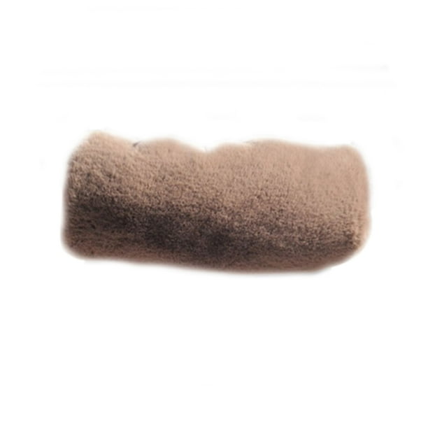Matsuzay Mujeres Hombres mangas suaves para calentar las manos Camping viajes portátiles adultos manos Muff guantes lavables accesorios de ropa Suministros térmicos Caqui