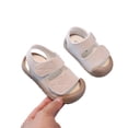 thumbnail image 4 of Oiyii Boys Basic Beach Sandals Athletic Summer Solid Color Soft Sole Outdoor Water Shoes, 4 of 5