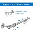 thumbnail image 4 of Pot and Pan Hanger Pot Rack Wall Mounted Hanging Pots and Pans Rack Pot Hangers for Kitchen Utensil Rail, 4 of 13