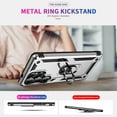 thumbnail image 2 of Decase Compatible with Samsung Galaxy S25 Ultra 2025 Case+1-Pack Tempered Screen Protector,Military Grade Drop Protection Cover with 360° Rotating Kickstand,Heavy Duty Shockproof Phone Case,Silver, 2 of 3