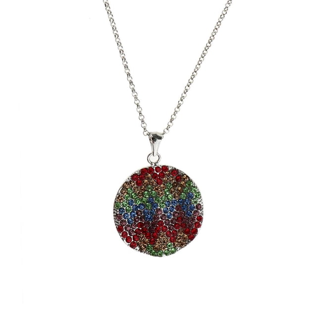 de imitación Transgénero Rainbow Necklace Yuyangstore Collar colgante LGBT