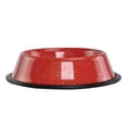 thumbnail image 1 of Plato Jaspeado Acero Inoxidable 24 Oz 680g Rojo Perro Fancy Pets Fancy Pets FL8153_ROJ, 1 of 2