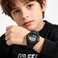 thumbnail image 1 of Reloj Digital Deportivo Impermeable para Niños con Pantalla Luminosa, Alarma, Cronómetro, Resistente a Golpes, Correa Ajustable para Niños y Niñas, 1 of 9