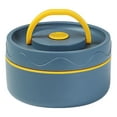 thumbnail image 1 of TIELUTT Lunch Isolé Portable Étanche Thermique 304 Acier Inoxydable Rond Empilable Lunch Fermeture Éclair Sacs à Sandwich Sacs à Fermeture Éclair pour Aliments Réutilisable Aliments 52 Support Laveuse Sacs en Filet pour Tasses de Céréales pour Bébé, 1 of 4