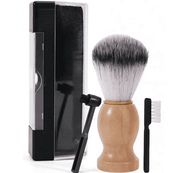 Vinyl Record Cleaner Kit, 4 in 1 Vinyl Records Cleaning Kit Includes Soft Velvet Record Brush, Stylus Brush, Cleaning Brush, Anti Static Dust Cleaner