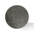 thumbnail image 2 of Bowery Hill Transitional Solid Mango Wood Round Cocktail Table in Gray, 2 of 4