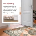 thumbnail image 4 of nuLOOM Gracie SpinClean Distressed Medallion Machine Washable Area Rug, 6' x 9', Gracie Peach, 4 of 14