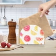 thumbnail image 2 of Yayeee Napkin Holder for Table Kitchen Paper Tissue Organization, White Grapefruit Slices, 2 of 8