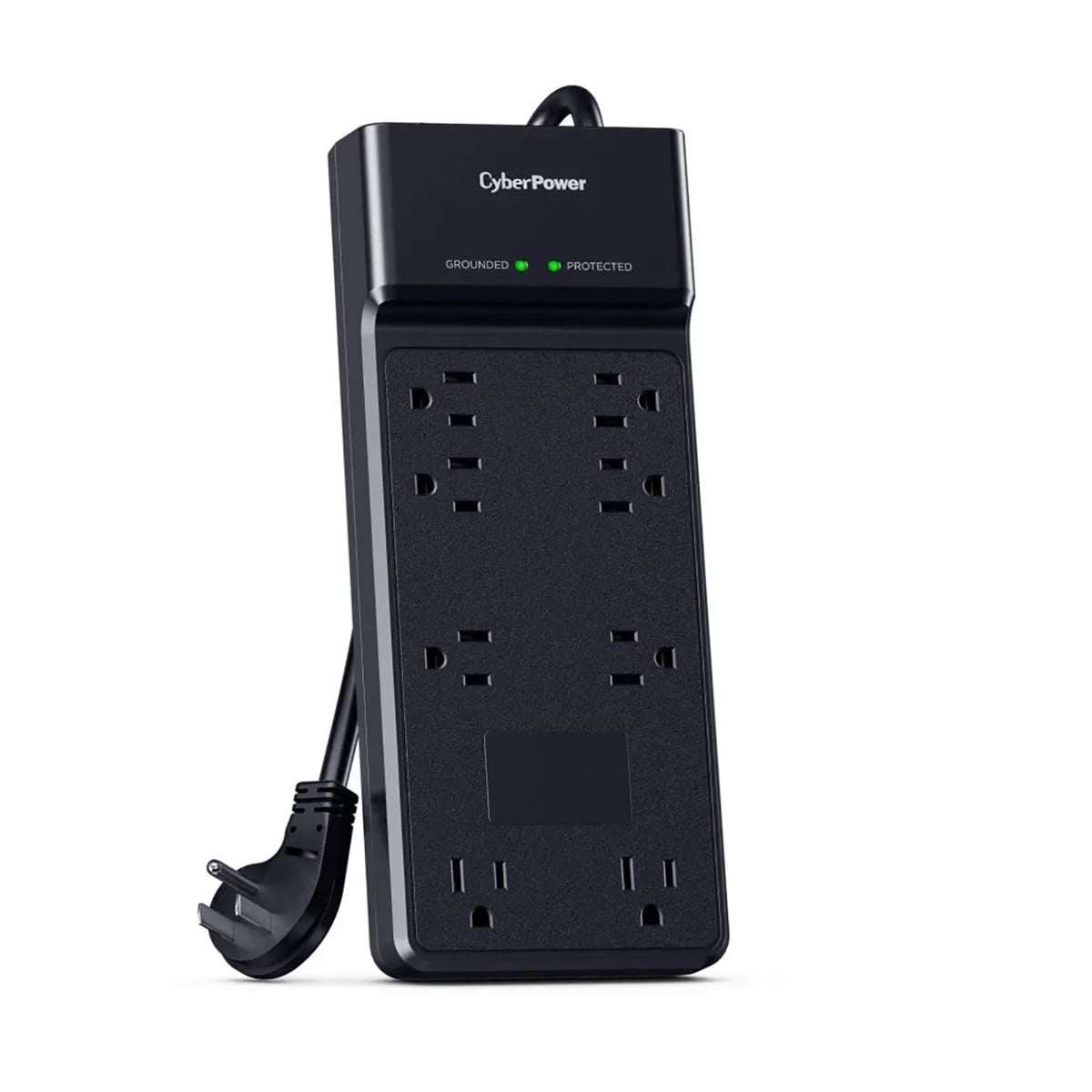 CyberPower CSB806R1 8-Outlet Essential Surge Protector with 6' Power Cord, Black