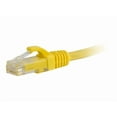 thumbnail image 4 of C2G 1ft Cat6a Snagless Unshielded (UTP) Network Patch Ethernet Cable-Yellow - Patch cable - RJ-45 (M) to RJ-45 (M) - 1 ft - UTP - CAT 6a - molded, snagless, stranded - yellow, 4 of 5
