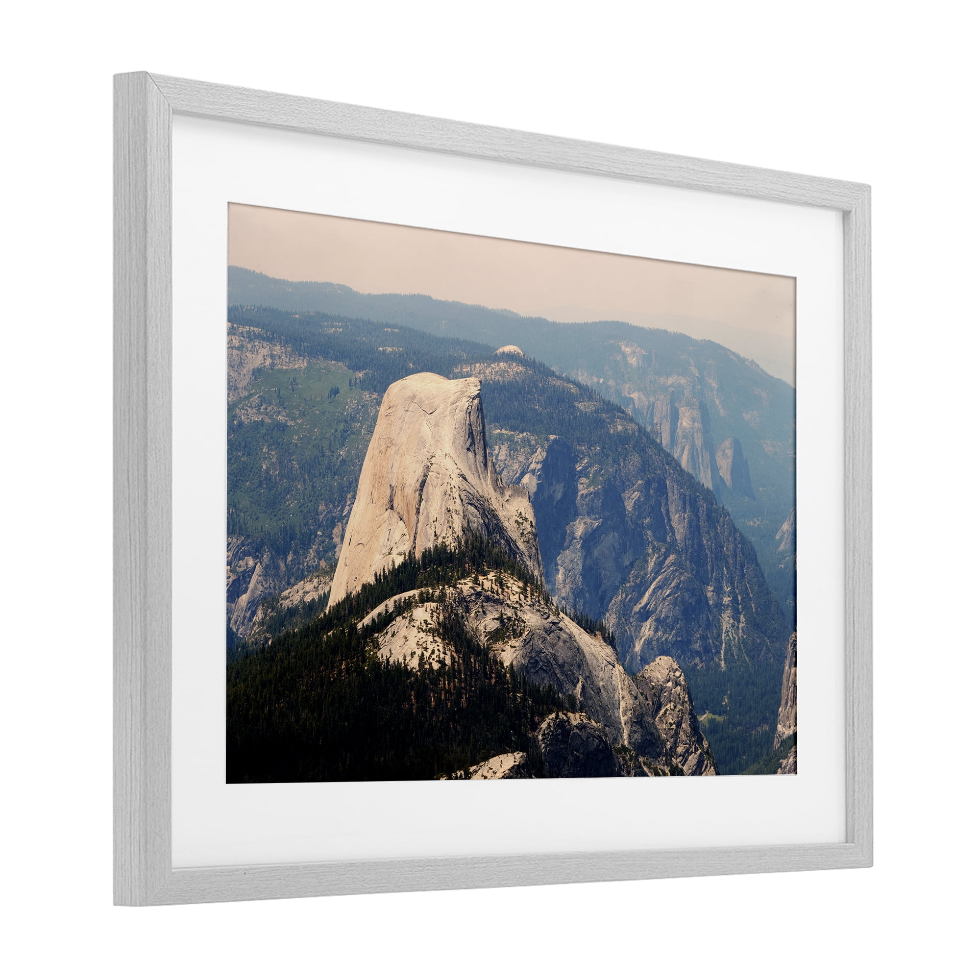 Stupell Industries Granite Monolith Above Forest Gray Framed Print Under Glass, design by Gemma Bardot