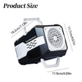 thumbnail image 3 of HUASHENG Bubble Machine For Kids Automatic Bubble Blower 2 Speed With Adjustable Stand 40 Holes Bubble Maker Toy 15000+ Bubbles Per Minute With Solution For Outdoor W, 3 of 5