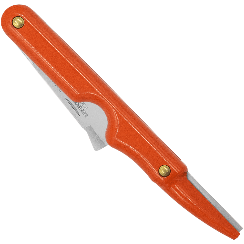Zenport KS04 Knife Sharpener with Grafting Knife Combo, 3 Inch Blades, Orange