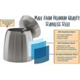 thumbnail image 5 of Stainless Steel Indoor/outdoor Ashtray With Lid,tabletop Ashtrays, 5 of 5