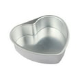 thumbnail image 1 of Aluminum Heart Shaped Cake Pan Chocolate Baking Mould 3 5 6 8 10in for Kitchen, 1 of 9