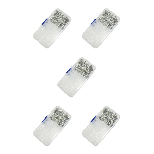 Kenally 200 Pieces Professional 3mm Copper Crimp Terminal Electric Plug-In Connector Terminal Connectors Press Wire High Set Strength Type2 NO2