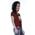 thumbnail image 4 of Moomaya T-shirt à Manches Courtes pour Femmes avec Col Rond, Écusson à Paillettes, Coupe Décontractée - 8G, 4 of 7