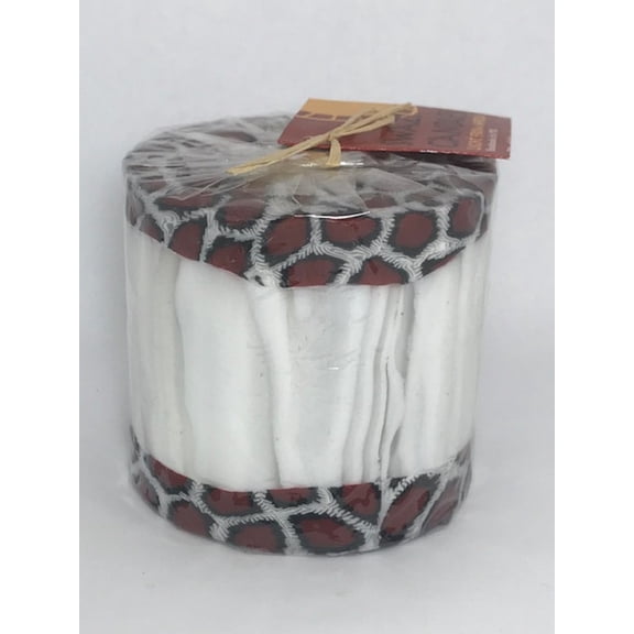 Swazi Candles, Pillar Red Dog Bamboo