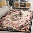 thumbnail image 3 of Safavieh Chelsea Samara Geometric Wool Area Rug, Black, 5'3" x 8'3", 3 of 11