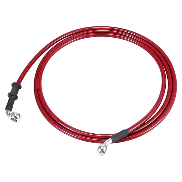 200cm 78.74" Motocicleta Freno Embrague Aceite Manguera Línea Tubería Rojo