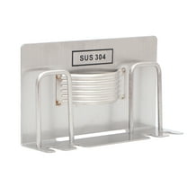 Raindrops 1Set Stainless Steel Tooth Brush Stand Wall Mounted for Bathroom Accessories Silver