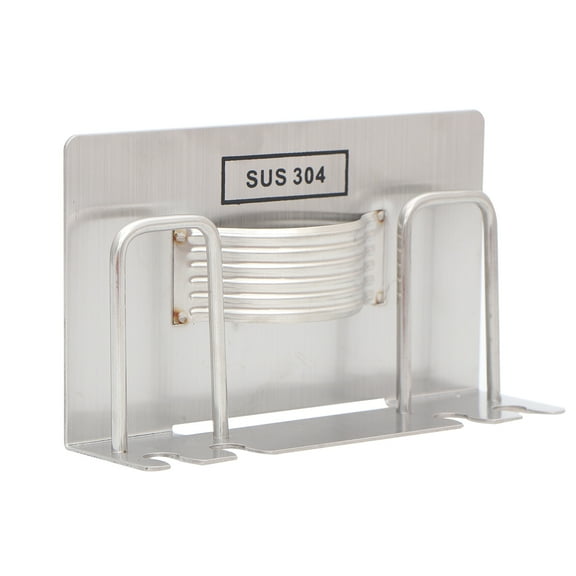 Raindrops 1Set Stainless Steel Tooth Brush Stand Wall Mounted for Bathroom Accessories Silver