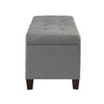 thumbnail image 4 of Linon Carmen Shoe Storage Ottoman, 20 inches Seat Height, Multiple Colors, 4 of 6