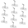 thumbnail image 1 of Queilt 10pcs Hole Board Hook Display Rack Hook Perforated Wall Hook Tool Pegboard Hook Metal Single Hook Display Shelf Hook Professional Peg Hook Iron Pegboard Hangers Peg Tool Hook, 1 of 4