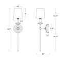 thumbnail image 2 of Regina Andrew 15-1073 Clove 27" Tall Wall Sconce - Gold, 2 of 6