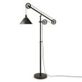 thumbnail image 5 of Evelyn&Zoe Descartes Pulley System Floor Lamp with Metal Shade, Blackened Bronze/Blackened Bronze, 5 of 12