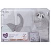 Parent's Choice 3pc Nursery Set Crib Set over The Moon, Grey White and Aqua, Animals/Celestial