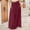 Wine, variant on DuoJiaJ Women's Straight Skirt Casual Basic Solid Midi Skirt For Daily Wear Outing Spring Summer Fall Versatile Outfit Skirts For Women Blue L