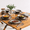 Rustic Gray, variant on Rustic Gray 12 Piece Unbreakable Dinnerware Set Service for 4
