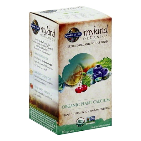 Garden of Life Organics Plant Calcium, 60 Tablets