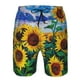 thumbnail image 3 of Fotbe Landscape With Sunflowers Trajes de Baño Estampados para Hombre, Shorts de Verano de Secado Rápido, Ropa de Playa, Bañadores-XX-Large, 3 of 6